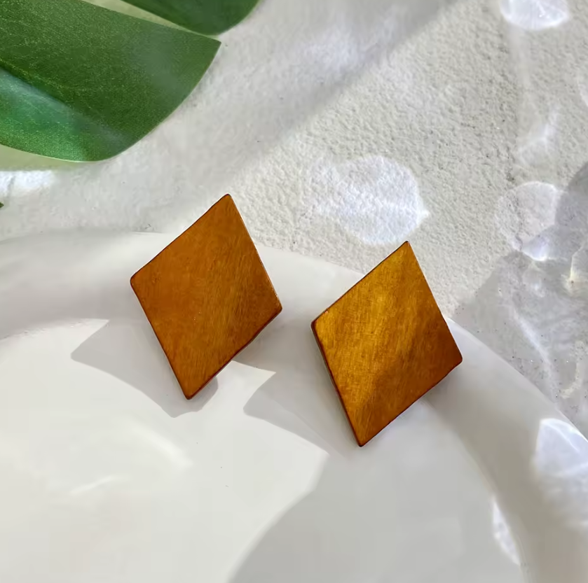 Handmade Wooden Earrings