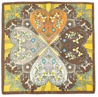 Four-Leaf Clover And Flower Bandana