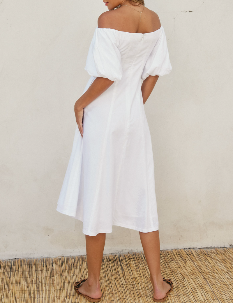 Off The Shoulder Midi Dress