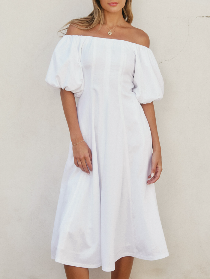 Off The Shoulder Midi Dress