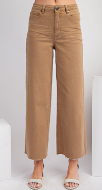 Soft Stretch High-Waisted Twill Pants