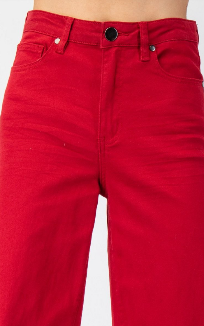 Soft Stretch High-Waisted Twill Pants