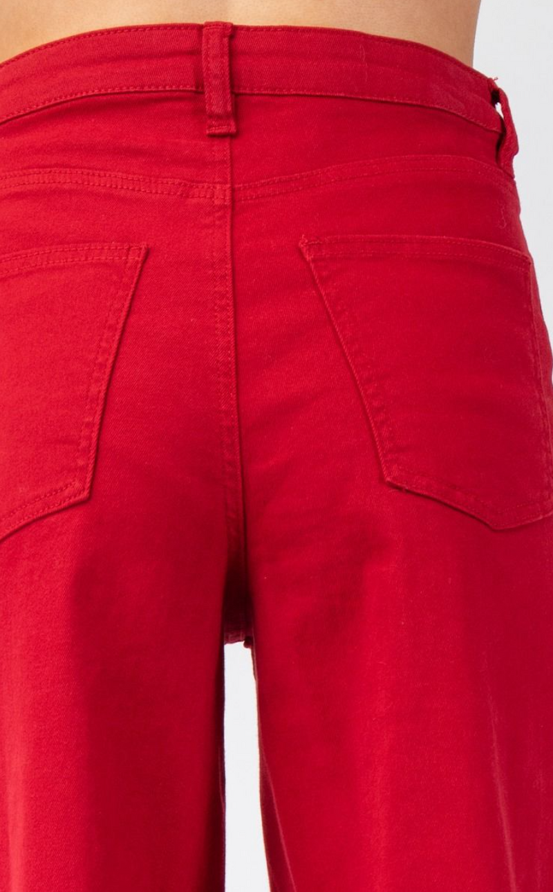 Soft Stretch High-Waisted Twill Pants