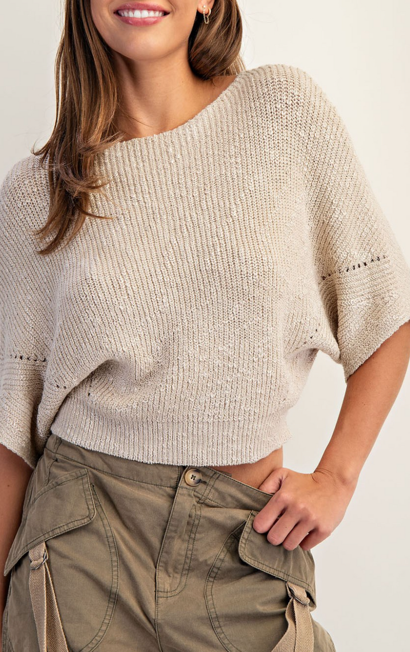 Subtle Boat Neck Sweater