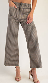 Houndstooth Pattern Pants, Set