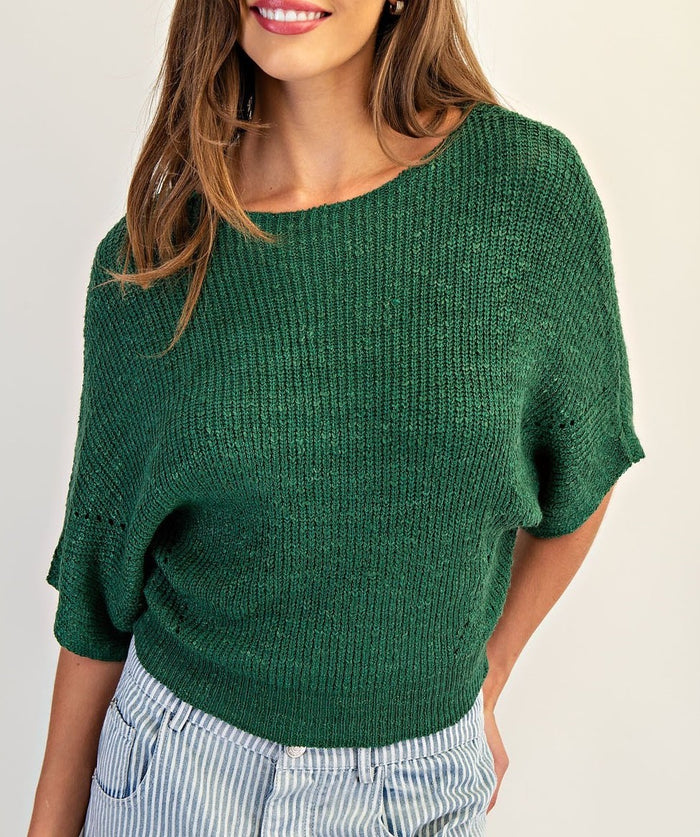 Subtle Boat Neck Sweater