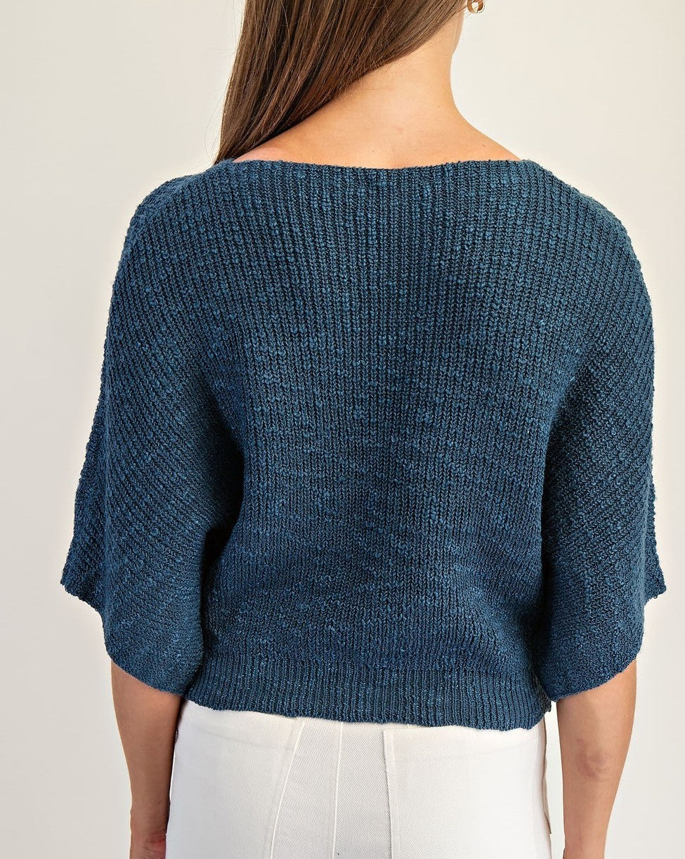 Subtle Boat Neck Sweater