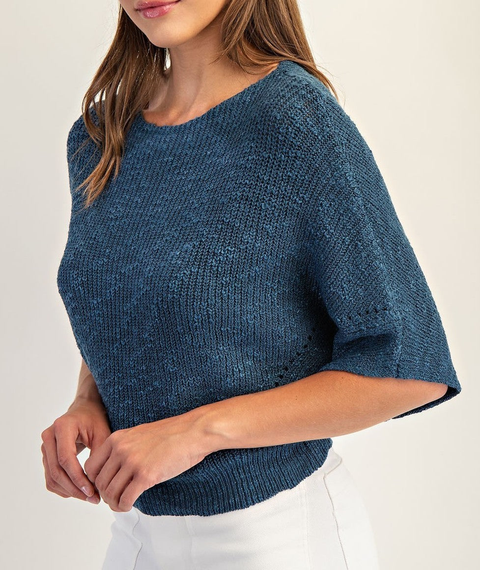 Subtle Boat Neck Sweater