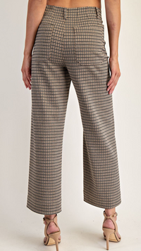 Houndstooth Pattern Pants, Set