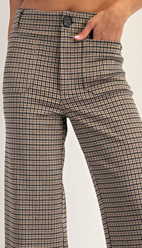 Houndstooth Pattern Pants, Set