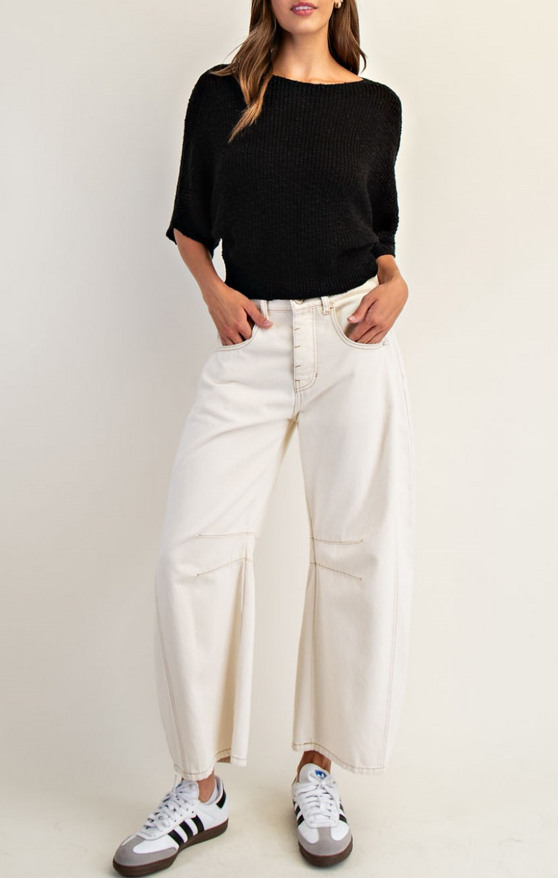 Subtle Boat Neck Sweater