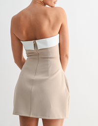 Monaco Contrast Mini Dress