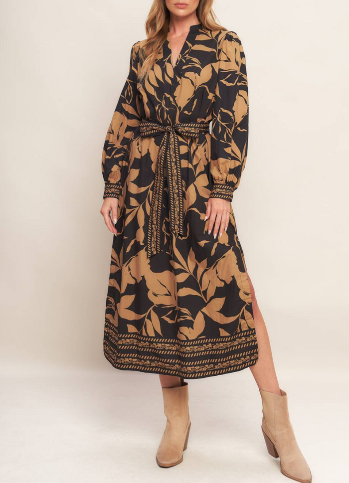 Floral Printed Midi Dress