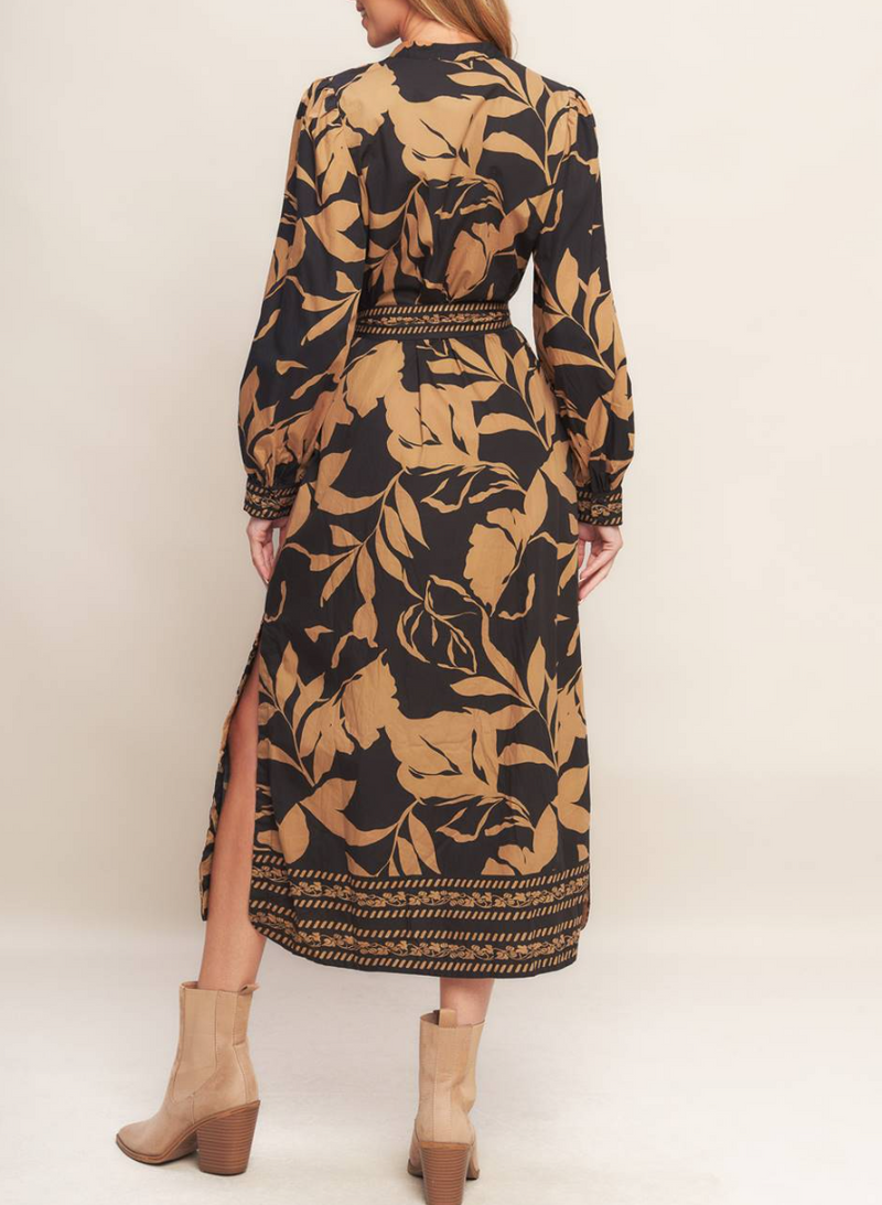 Floral Printed Midi Dress