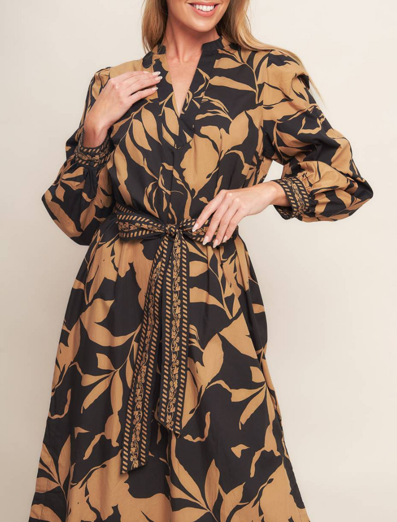 Floral Printed Midi Dress