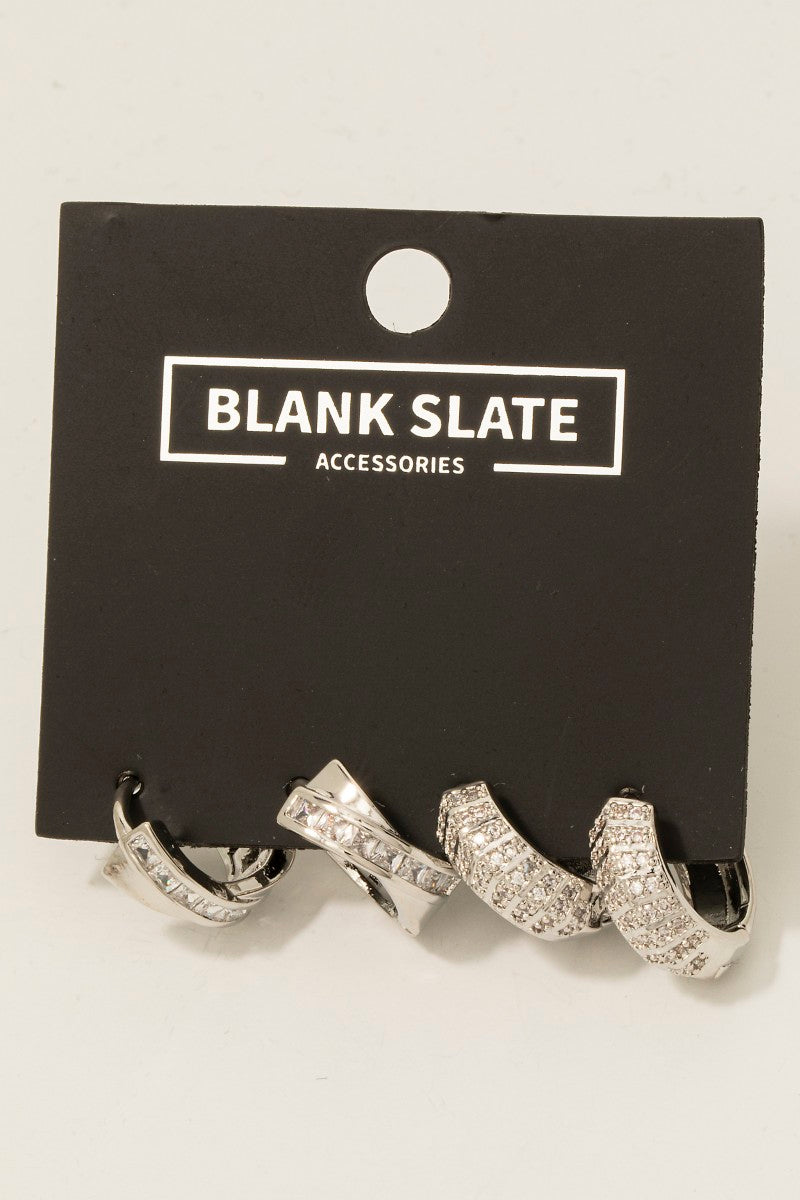 Set of Silver Earrings