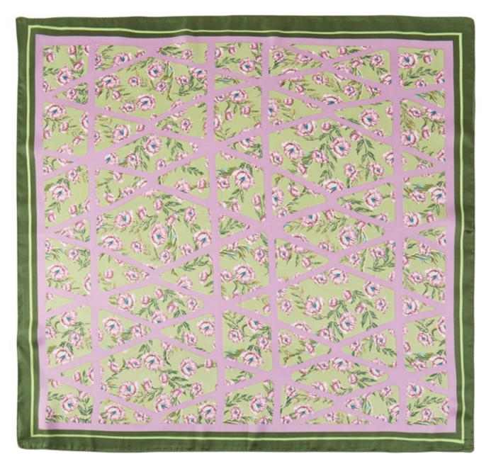 Multi Flower Print Scarf
